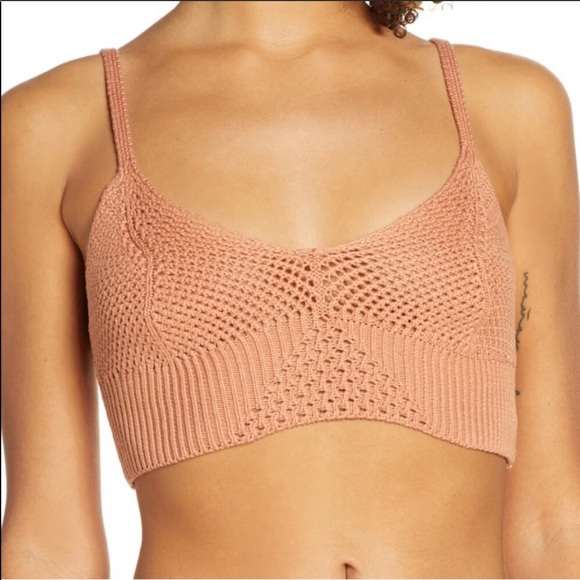 Free People Tops - FREE PEOPLE You Wanna Brami Sugar Almond Medium